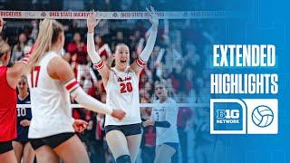 Penn State at Ohio State | Extended Highlights | Big Ten Volleyball | 10/18/2024