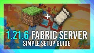 1.21.6 Fabric Server Setup Guide | Minecraft | High Performance