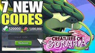 *NEW UPDATE* ROBLOX CREATURES OF SONARIA CODES 2024 | CREATURES OF SONARIA CODE