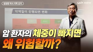 암 환자가 꼭 피해야 할 '악액질' 완벽 정리 (소개, 검사, 논문, 해결 방안)ㅣ염창환 박사 의학 강의