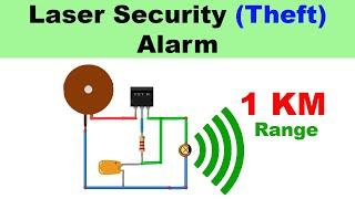 Laser Security (Theft) Alarm using SCR - 1 KM Range