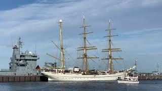 GORCH FOCK zurück in Kiel 04.10.2021 Ankunft im Marinestützpunkt Kiel