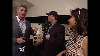 Shane McMahon gives an advice to Vince McMahon about hiring Eric Bischoff to WWE. JUL. 15, 2002