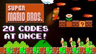 20 Super Mario Game Genie Codes at Once! 