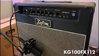 Kustom KG100FX112 - Quick Unboxing | Testing