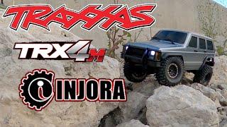 TRAXXAS TRX4m BRONCO: NEW INJORA VIPER BRUSHLESS, INJORA CHEROKEE BODY, TRAXXAS WHEELS AND TIRES