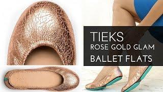 TIEKS Ballet Flats Review Rose Gold Glam