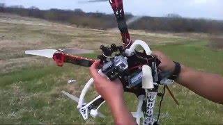 Richard's DJI 550 Hex-Copter crashes