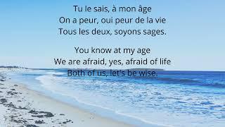 Soyon Sages Lyrics by France Gall English Lyrics French Paroles ("Let's Be Wise")