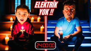 TÜM GÜN ELEKTRİK OLMADAN YAŞAMAK !! ELİF SİNEM GÜNLÜK RUTİNİ !!