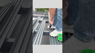 Aluminum alloy awning installation process