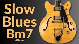 Hopeful Slow Blues Guitar Backing Track in B Mino (Bm7)