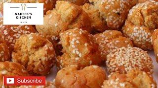 Sesame Andrasay | Coconut Ambrasy [ Andrasay Recipe ]