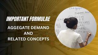 Important formulae | Aggregate demand and related concepts | Macroeconomics | Class-12 | #macro