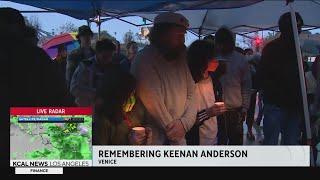 Vigil held for Keenan Anderson, man who died after being tased by LAPD officers