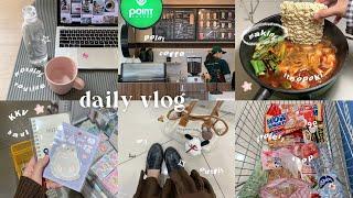 daily vlog: productive 7AM , cleaning , workout , grocerry , breakfast , point , haul , topoki