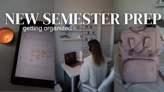 GETTING READY FOR A NEW SEMESTER | Nursing school, how I stay organized