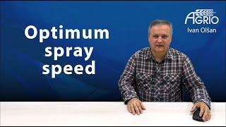 31 Part Optimal spraying speed