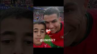 THE LUCKIEST KID ON EARTH️ #football #shorts #shortsfeed #ronaldo #viral #trending #capcut