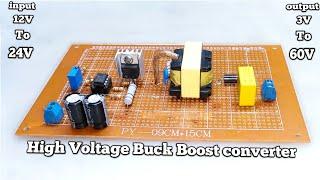 High Voltage Buck Boost Converter 3V To 60V 