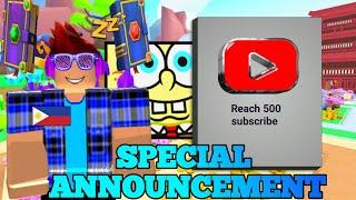 CELEBRATION  500 SUSBCRIBERS / SPECIAL  ANNOUNCE ( With titanic )