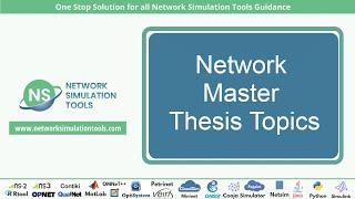 Network Master Thesis Topics | Network PhD Thesis Topics