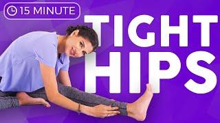 15 minute Yin Yoga Stretches for Tight Hips, Inner Thighs & Groin