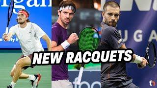 Pro players with new racquets