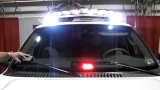 ~New Federal Signal Vision SLR LED Lightbar ~ V- shaped light bar~