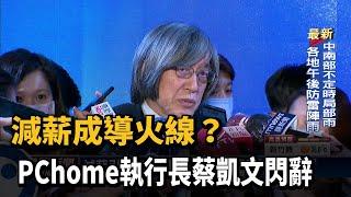 減薪成導火線？　PChome執行長蔡凱文閃辭－民視新聞