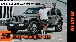 Jeep Wrangler 4xe (2021) Plug-in-Hybrid: Passt ELEKTRO zum Offroader?  Fahrbericht | Review | Test