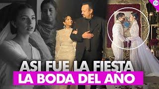 Así fue la espectacular boda de Christian Nodal y Angela Aguilar.