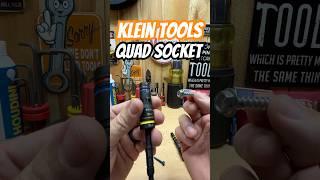 New KLEIN QUAD Socket - 4 sizes 1 Socket #tools #klein #maintenance