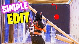 How To Turn on Simple Edit in Fortnite