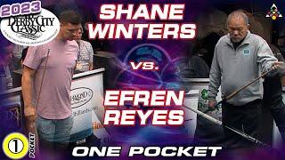 EFREN REYES VS SHANE WINTERS - 2023 DERBY CITY CLASSIC ONE POCKET DIVISION