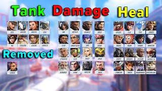 I switched EVERY Overwatch hero to a NEW Role