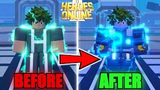 Unlocking 0.3% INFINITE COWLING One For All In Heroes Online 2...(Roblox)