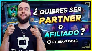 ¿CÓMO SER AFILIADO O PARTNER? Todo lo que puedes conseguir en Streamloots