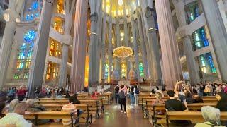 4K- A Look Inside the Sagrada Familia Church