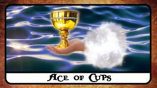 Ace of Cups Tarot Card Explained  Meaning, Reversed, Secrets, History 