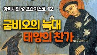 아씨시의 성 프란치스코 12(굽비오의 늑대, 작은형제회, 가난부인을 모시는 청빈의 생활, 그리스도의 오상, 태양의 찬가, 하느님의 신비를 관상하는데 탁월한 신비가)