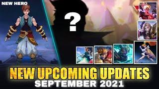 NEW HERO UPDATE - ALL UPCOMING SKINS ON SEPTEMBER & MORE | Mobile Legends #WhatsNEXT Ep.115