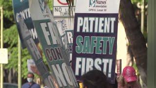 Queen's Medical Center nurses negotiate for improved staffing ratios with strike