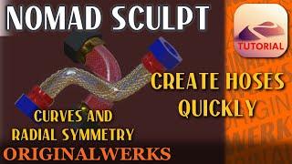 Nomad Sculpt Tutorial: Curve And Radial Symmetry Tools