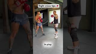 How to punch - the right CROSS #boxing #boxingtraining