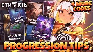 MORE CODES! DO NOT MESS THIS UP - DAY 1 Progression & How To Spend Your Stamina!  | Etheria Restart