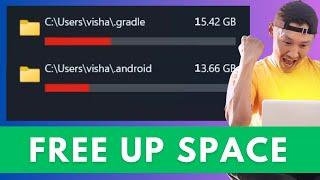 Android Studio Cache Taking too Much Space  - Free Up Storage (2023)