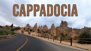 Cappadocia Driving Tour in 4k- Part 2- Uçhisar, Göreme, Çavuşin, Avanos