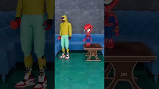 Spidey vs Spiderboy | Crazy Game | Marvel Animation #shorts