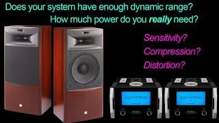 How much power do you really need?  ||  Dynamic Range & Power